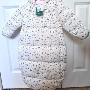 Newbown baby puffer snowsuit